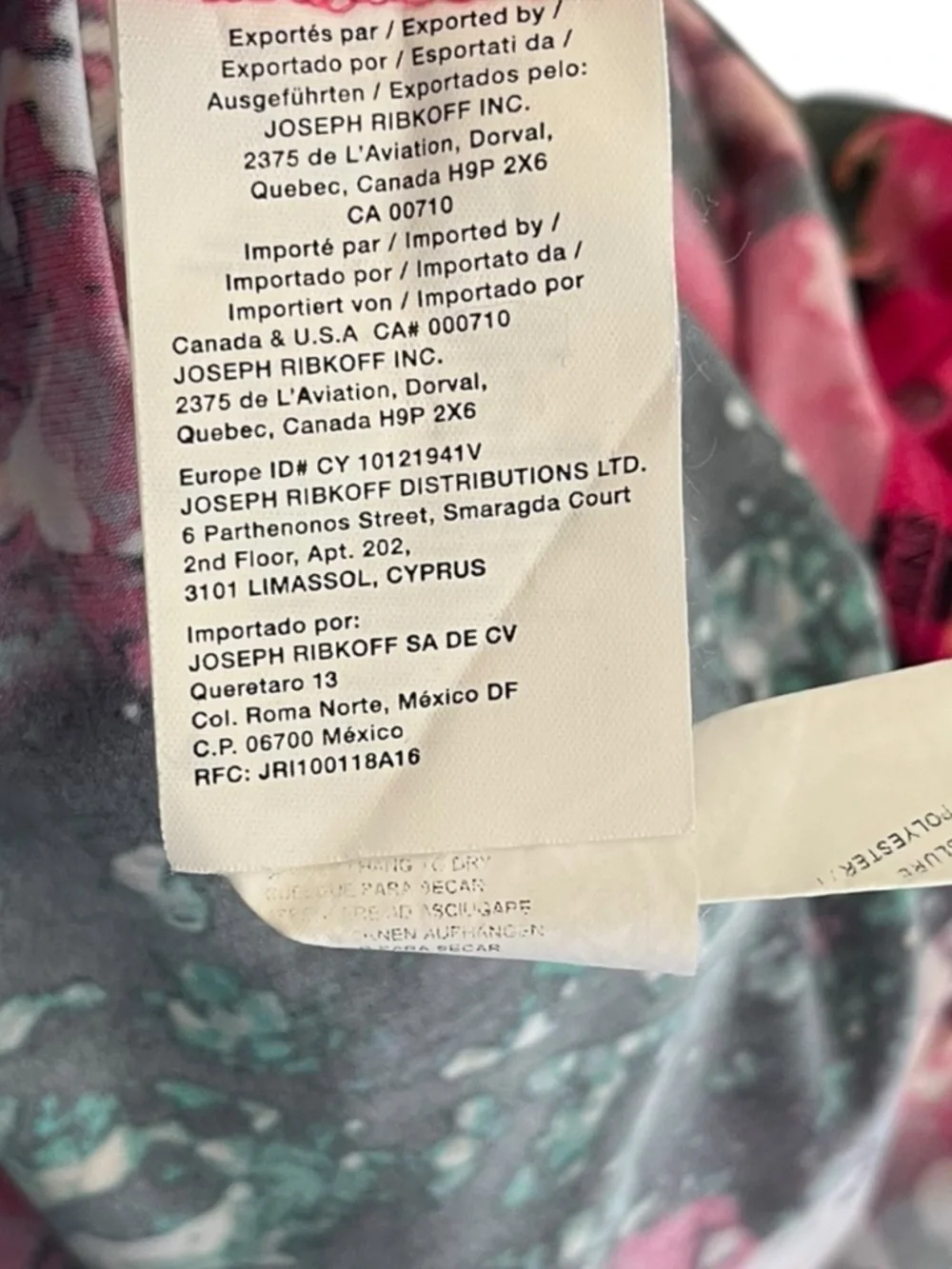 Joseph Ribkoff Strapless Maxi Dress Abstract Print Formal Size 12 - Picture 11 of 13